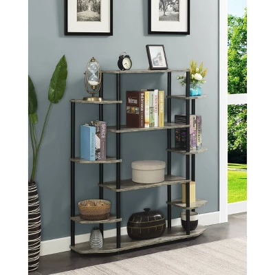 52.5" Designs2Go Wall Unit Bookshelf - Breighton Home 3 52.5" Designs2Go Wall Unit Bookshelf - Breighton Home