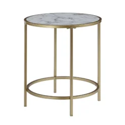 Gold Coast Deluxe Mirrored Round End Table - Johar Furniture -Living Room Furniture Store GUEST 00e54896 d6e3 4b6a be64 eb83c950a078