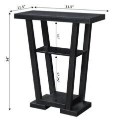 Newport V Console With Shelves - Breighton Home -Living Room Furniture Store GUEST 01ac1585 63e9 41a8 9ae9 d6a13d5594ee