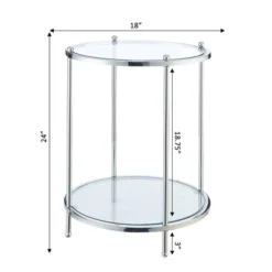 Royal Crest 2 Tier Round End Table - Johar Furniture -Living Room Furniture Store GUEST 02dc5aad c019 4406 90a8 0fc7708d8f78