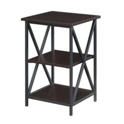 Tucson End Table With Shelves - Breighton Home 24 Tucson End Table With Shelves - Breighton Home -Living Room Furniture Store GUEST 13ef1566 aa46 4f62 a500 44070aa96769