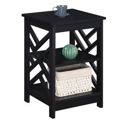 Titan End Table With Shelves - Breighton Home 3 Titan End Table With Shelves - Breighton Home - Image 2