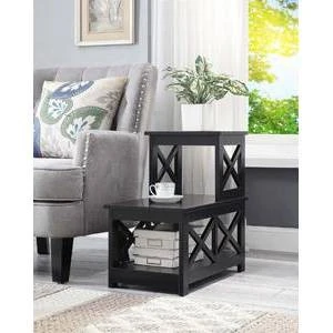 Oxford 2 Step Chairside End Table - Breighton Home 4 Oxford 2 Step Chairside End Table - Breighton Home - Image 2