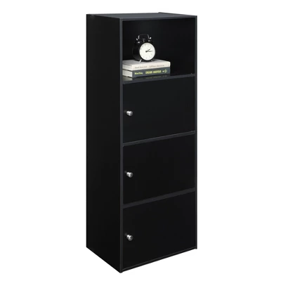 3 Door Cabinet Black - Breighton Home 8 3 Door Cabinet Black - Breighton Home - Image 6