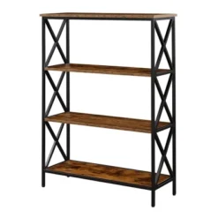 42" Tucson 4 Tier Bookcase - Breighton Home -Living Room Furniture Store GUEST 2bad3db6 6521 424e 9ceb 5aaf05876004