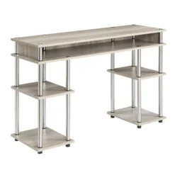 Designs2Go No Tools Student Desk With Shelves - Breighton Home -Living Room Furniture Store GUEST 336297e8 326b 4a2f b184 0d22b93d26e1