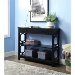 Omega 1 Drawer Console Table - Breighton Home -Living Room Furniture Store GUEST 375e427f b332 4b90 b031 e01c6e6f4c50