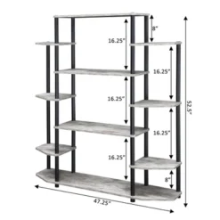 52.5" Designs2Go Wall Unit Bookshelf - Breighton Home 11 52.5" Designs2Go Wall Unit Bookshelf - Breighton Home -Living Room Furniture Store GUEST 388958cd a1ab 4fc4 a7ef 08f98a458d5f