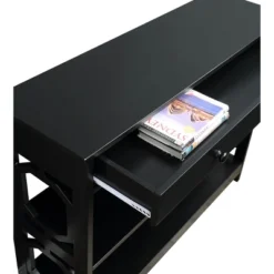 Omega 1 Drawer Console Table - Breighton Home -Living Room Furniture Store GUEST 3d5082d4 9105 4406 b5d7 6825b41f51f6