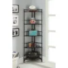57.5" 5 Tier Folding Metal Corner Shelf - Breighton Home -Living Room Furniture Store GUEST 3e404491 fa5b 4bf9 a3ec d7c43cc9aa9d