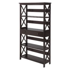 59.75" Oxford 5 Tier Bookcase With Drawer - Breighton Home -Living Room Furniture Store GUEST 3efbfec5 dc3c 4511 b6db 5f514c4d4c85