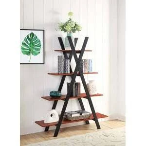 59" Oxford A Frame Bookshelf - Breighton Home 4 59" Oxford A Frame Bookshelf - Breighton Home - Image 2