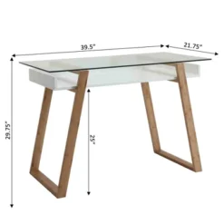 Oslo Sundance Desk White - Breighton Home -Living Room Furniture Store GUEST 4de875a0 211c 458a 92a8 7e27607108e0