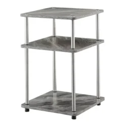 No Tools 3 Tier End Table - Breighton Home -Living Room Furniture Store GUEST 5c3b1658 314f 4585 9781 4018c5e30ace