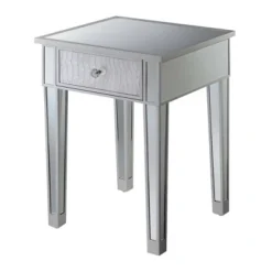 Gold Coast Mirrored End Table With Drawer - Breighton Home -Living Room Furniture Store GUEST 5c6a8b67 d280 400d ba2a 7244e7fbde5a