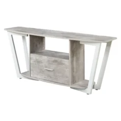 Graystone 1 Drawer TV Stand For TVs Up To 60" With Shelves - Breighton Home 19 Graystone 1 Drawer TV Stand For TVs Up To 60" With Shelves - Breighton Home -Living Room Furniture Store GUEST 61a4a986 e39f 4748 912e b5114fcb2062