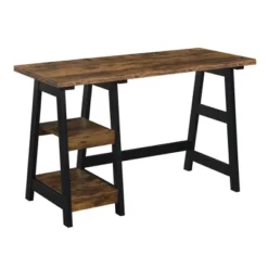 Designs2Go Trestle Desk With Shelves - Breighton Home -Living Room Furniture Store GUEST 63e3a54d 0d29 4709 87d7 2c9754419ab8