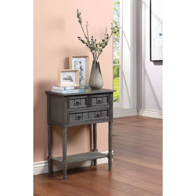 Kendra Hall Table Dark Gray - Breighton Home 3 Kendra Hall Table Dark Gray - Breighton Home