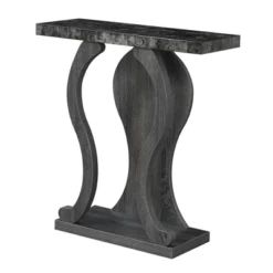 Newport Terry B Console Table With Shelf - Breighton Home -Living Room Furniture Store GUEST 750228e5 29b8 4ad6 894b 208a2f00c36f