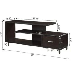 Seal II TV Stand For TVs Up To 60" - Breighton Home -Living Room Furniture Store GUEST 7511a122 15fb 488c 9b84 26cc026e5250