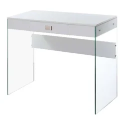 36" SoHo 1 Drawer Glass Desk - Breighton Home 15 36" SoHo 1 Drawer Glass Desk - Breighton Home -Living Room Furniture Store GUEST 78b53126 64a5 4a74 8f26 7d728e448a27