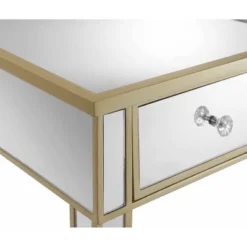 Gold Coast Mirrored End Table With Drawer - Breighton Home -Living Room Furniture Store GUEST 7e172609 5df0 4b64 b355 25b368511e53