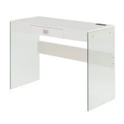 42" SoHo Glass Desk With Charging Station - Breighton Home 14 42" SoHo Glass Desk With Charging Station - Breighton Home -Living Room Furniture Store GUEST 7ecd0ea2 58c0 4514 86ab faf1face276e