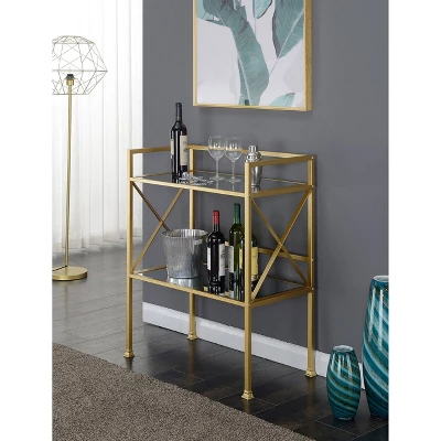 Gold Coast Bar Hall Table Mirror/Gold - Breighton Home 3 Gold Coast Bar Hall Table Mirror/Gold - Breighton Home