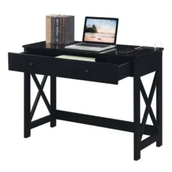 42" Oxford Desk With Charging Station - Breighton Home -Living Room Furniture Store GUEST 88a47957 773b 4c7f 85b2 43a820af4ba4