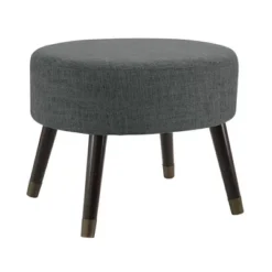 Designs4Comfort Mid-Century Modern Round Ottoman Stool - Breighton Home 11 Designs4Comfort Mid-Century Modern Round Ottoman Stool - Breighton Home -Living Room Furniture Store GUEST 8b498ecd 1dcc 4c56 a5dd 3d39b7bb403e