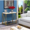 St Andrews Console Table White/Gold - Breighton Home 2 St Andrews Console Table White/Gold - Breighton Home -Living Room Furniture Store GUEST 8f3c6a22 2ab2 47eb a2cd 4eee37805e6a