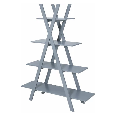 59" Oxford A Frame Bookshelf - Breighton Home 10 59" Oxford A Frame Bookshelf - Breighton Home - Image 8