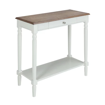 French Country Hall Table With Drawer And Shelf - Breighton Home 8 French Country Hall Table With Drawer And Shelf - Breighton Home - Image 6
