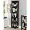 63.75" Omega 5 Tier Corner Bookcase - Breighton Home -Living Room Furniture Store GUEST 92a57776 31ae 48f4 8bc4 d97e08118aa9