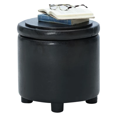 Designs4Comfort Round Accent Storage Ottoman - Breighton Home 3 Designs4Comfort Round Accent Storage Ottoman - Breighton Home