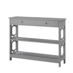 Omega 1 Drawer Console Table - Breighton Home -Living Room Furniture Store GUEST 9a57c3e3 5301 42dd a90f 59732481babb
