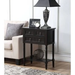 Kendra 3 Drawer Hall Table With Shelf - Breighton Home -Living Room Furniture Store GUEST 9aba7f5f fbbc 410e a6f3 331437091983