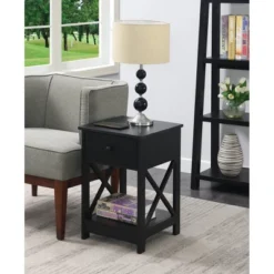 Oxford 1 Drawer End Table - Breighton Home
