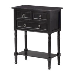 Kendra 3 Drawer Hall Table With Shelf - Breighton Home -Living Room Furniture Store GUEST a680f51e e621 4a01 a17c b71e002c9cc5