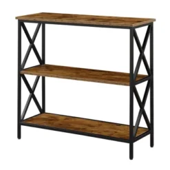 29.25" Tucson 3 Tier Bookcase - Breighton Home -Living Room Furniture Store GUEST b13cf407 eae6 4190 ae47 e3a7ab68bb70