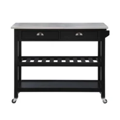 American Heritage 3 Tier Stainless Steel Kitchen Cart With Drawers - Breighton Home -Living Room Furniture Store GUEST b8c6d07e e74f 42e3 ac4a 58380fbe1c0f