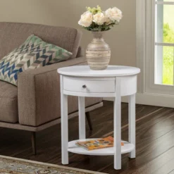 Classic Accents Cypress End Table White - Breighton Home