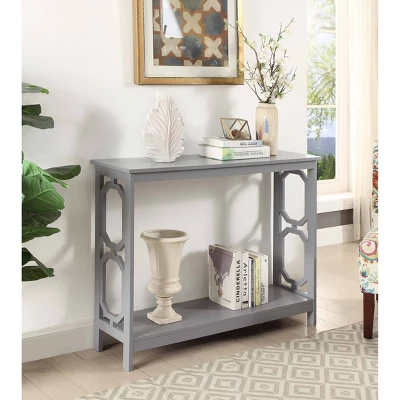 Omega Console Table With Shelf - Breighton Home 3 Omega Console Table With Shelf - Breighton Home