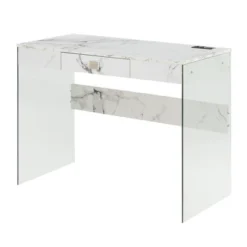 42" SoHo Glass Desk With Charging Station - Breighton Home 15 42" SoHo Glass Desk With Charging Station - Breighton Home -Living Room Furniture Store GUEST bee22e56 2045 4397 a718 1c1af2c87449