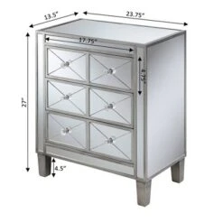 Gold Coast BettyB Mirrored End Table - Breighton Home 19 Gold Coast BettyB Mirrored End Table - Breighton Home -Living Room Furniture Store GUEST c2605c98 bcde 44ac b6d5 13dcc7be0c92