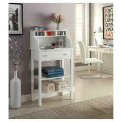 Designs2Go Office/Kitchen Storage Desk White - Breighton Home -Living Room Furniture Store GUEST c75a2bdc 5edf 45c0 8193 332fe4bed9e8