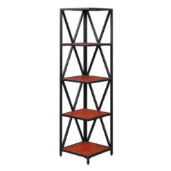 Tucson Metal 5 Tier Corner Bookcase - Johar Furniture 8 Tucson Metal 5 Tier Corner Bookcase - Johar Furniture -Living Room Furniture Store GUEST c7fc7c81 f8fe 4fa6 b22a d2dc583600cb