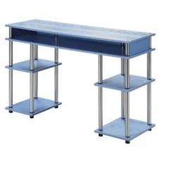 Designs2Go No Tools Student Desk With Shelves - Breighton Home -Living Room Furniture Store GUEST c9dacb11 2ae2 4725 8ffd 7594e8041259