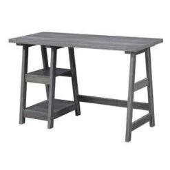 Designs2Go Trestle Desk With Shelves - Breighton Home -Living Room Furniture Store GUEST d3c35582 9cbe 4d8b 93b4 313574d1e5e3