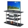 Designs2Go No Tools Wide Highboy 4 Tier TV Stand For TVs Up To 43" Black - Breighton Home 1 Designs2Go No Tools Wide Highboy 4 Tier TV Stand For TVs Up To 43" Black - Breighton Home -Living Room Furniture Store GUEST e0c0df0a edb4 4a7a b8a2 6461f91d80c6